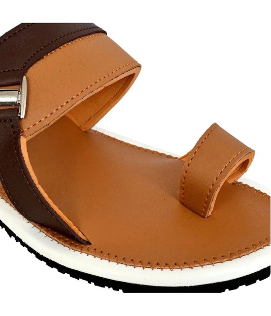 Altek Tan Mens Daily Slipper - None