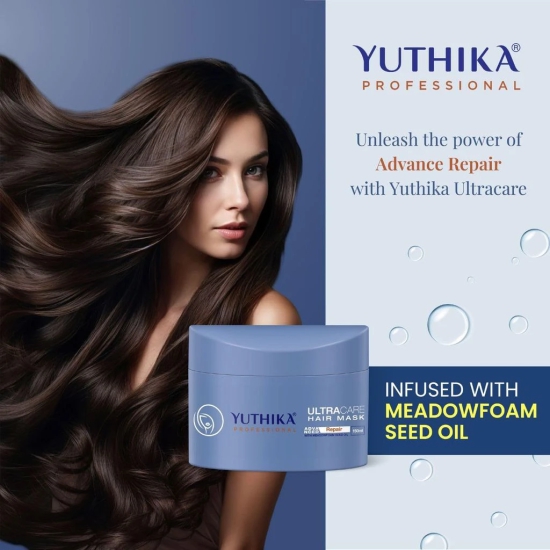 Yuthika Professional Ultra Care Hair Mask 150ml, Professional Hair Mask for Dull, Dry and Brittle hair, Advanced Hair Repair Mask