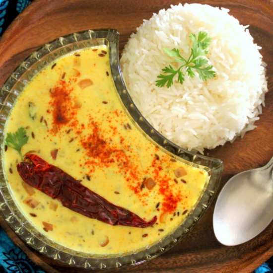 Jain Satvik Kadi Chawal