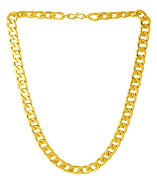 Steorra jewels Gold Plated Golden Chain Jewelry - None