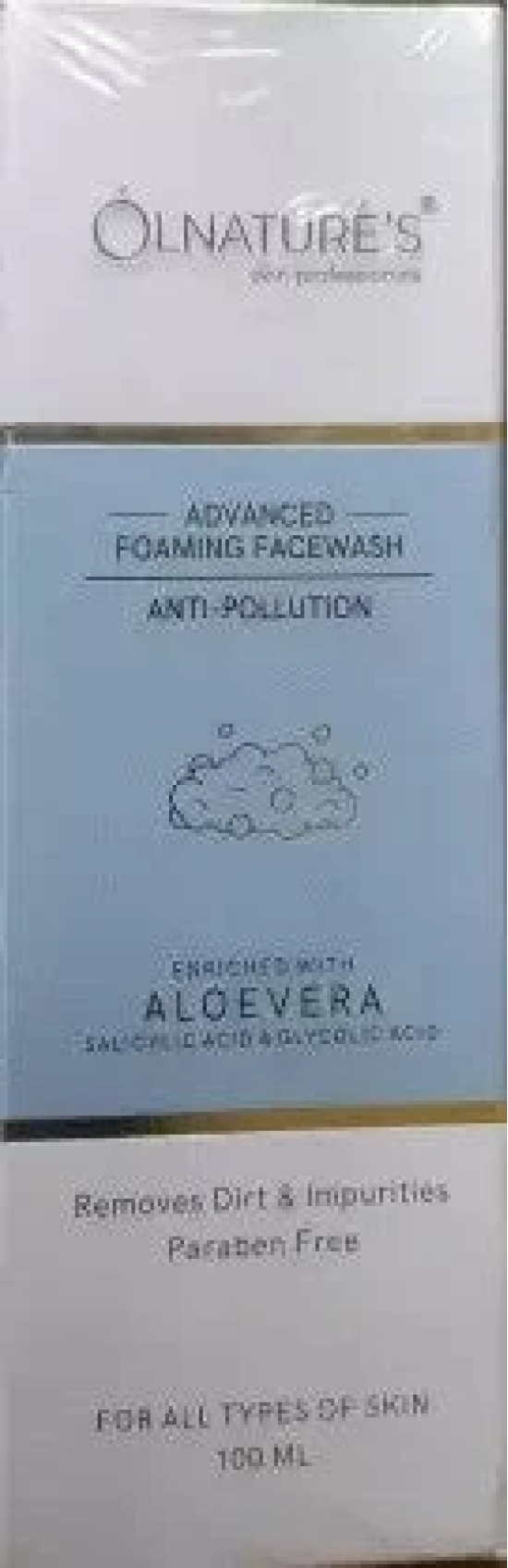 Olnatures  Advanced Foaming Face Wash (100ml)