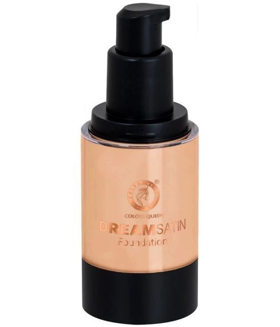 Colors Queen Dream Satin Oil Free Water Proof Foundation Honey Beige (Shade - 01)