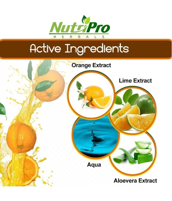 NutriPro Vitamin C Face Wash | Enriched With Vitamin C Fruits & Natural Actives | Paraben Free 120ml