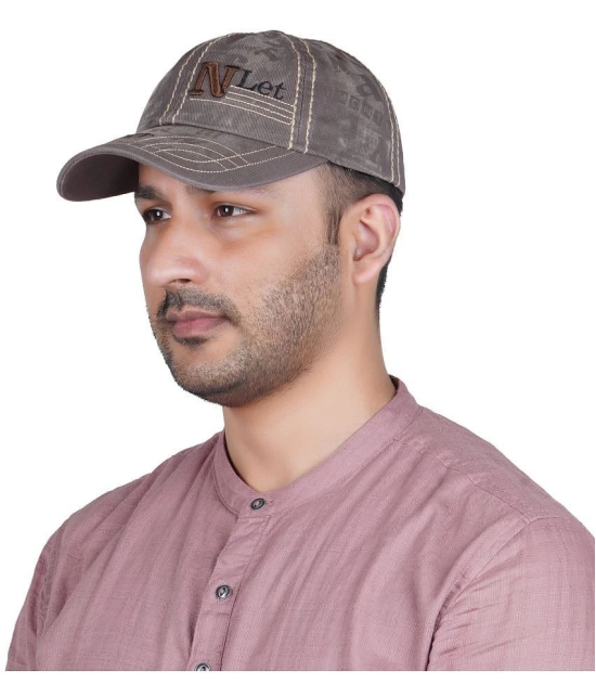 PENYAN Brown Cotton Mens Cap ( Pack of 1 ) - Brown