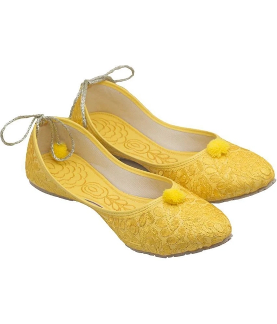 Apratim - Yellow Womens Juttis - None