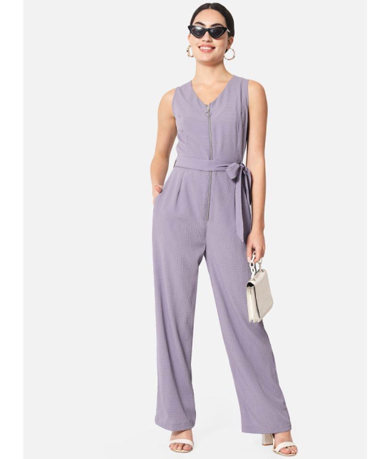 ALL WAYS YOU - Purple Crepe Regular Fit Womens Jumpsuit ( Pack of 1 ) - None