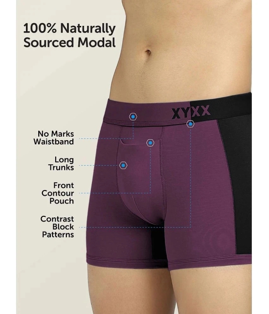 XYXX - Multicolor Modal Mens Trunks ( Pack OF 3 ) - None