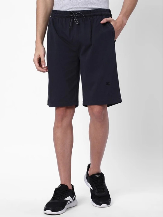 Men Mid Rise Cotton Sports Shorts