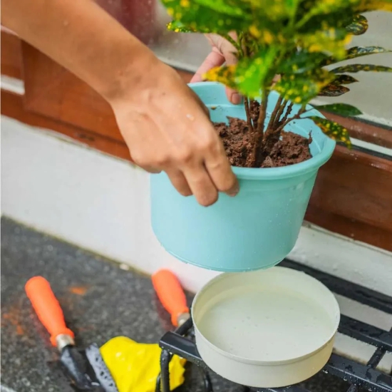 Self Watering Plastic Pot | Set of 3