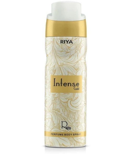 Riya Intense Gold Perfume Body Spray for Unisex 280 ml ( Pack of 2 )