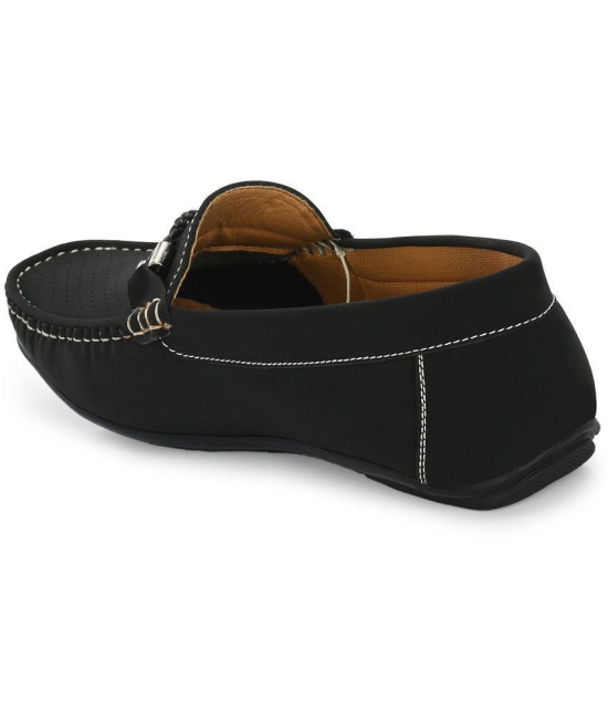 Leeport Black Mens Slip on - 8