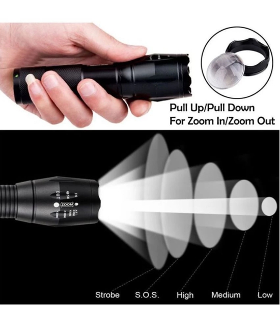 let light - 20W Rechargeable Flashlight Torch ( Pack of 1 )