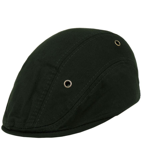 Zacharias - Green Cotton Mens Cap ( Pack of 1 ) - Green