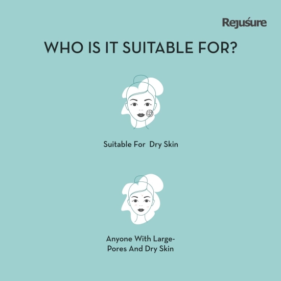 Rejusure Plant Derived Squalane  Vitamin E Face Moisturizer Nourishes  Restores Skin Moisture For Dry Skin 50ml Pack of 5-Rejusure Plant Derived Squalane + Vitamin E Face Moisturizer Nourishes &