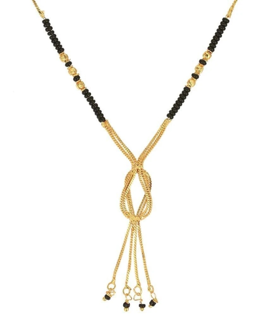 AanyaCentric Golden Mangalsutra ( Pack of 1 ) - Golden