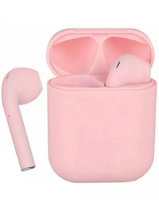 Neo I12 INPODS Bluetooth True Wireless (TWS) On Ear 2 Hours Playback Magnetic earpeice IPX4(Splash & Sweat Proof) Pink