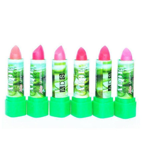 ADS Aloe Extract Lipstick Set Of 6 4.5 gm