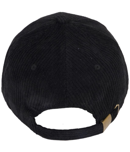 PENYAN Black Cotton Blend Mens Cap ( Pack of 1 ) - Black