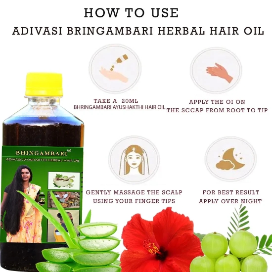 adivasi herbal hair oil