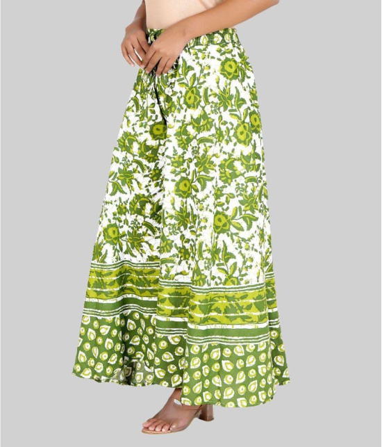 Rangun - Green Cotton Flared Womens Palazzos ( Pack of 1 ) - None