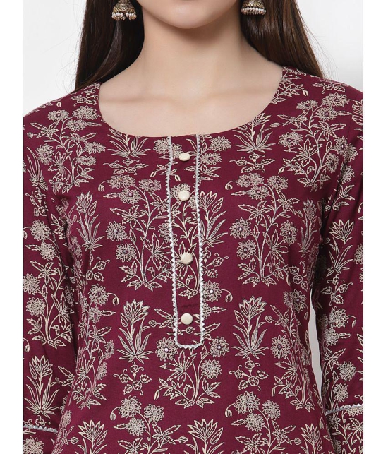 Kbz Pink Rayon Straight Kurti - Single - None