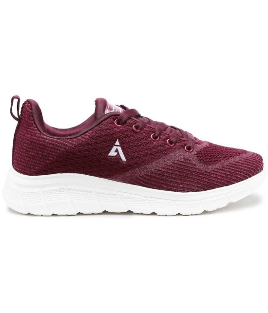 Action - Burgundy Womens Running Shoes - None