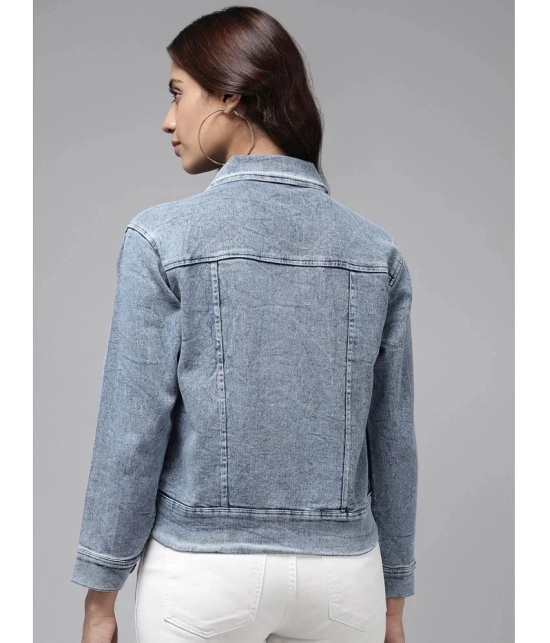 Aarika - Denim Blue Denim Jacket - None