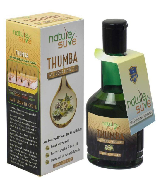 Nature Sure Thumba Wonder Hair Oil for Men and Women - 3 Packs (110ml Each)