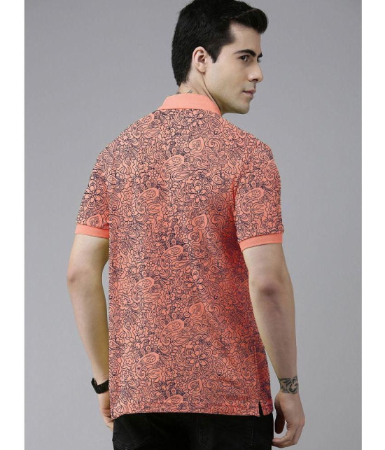 ADORATE - Coral Cotton Regular Fit Men's Polo T Shirt ( Pack of 1 ) - None