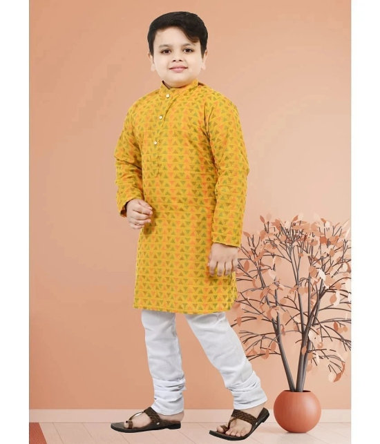 Arshia Fashions Yellow Cotton Blend Boys ( Pack of 1 ) - None