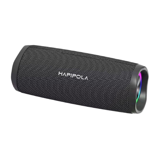 HAPIPOLA Bluetooth Speaker Aqua Nexus | Immersive Audio | Good Bass | Light Weight 10+ Hours Playback | USB Input | Built-in Microphone Hands-Free Calls | RGB Lights