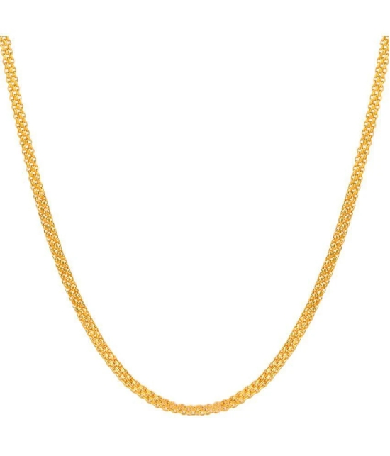 FASHION FRILL - Gold Plated Chain ( Pack of 1 ) - Gold