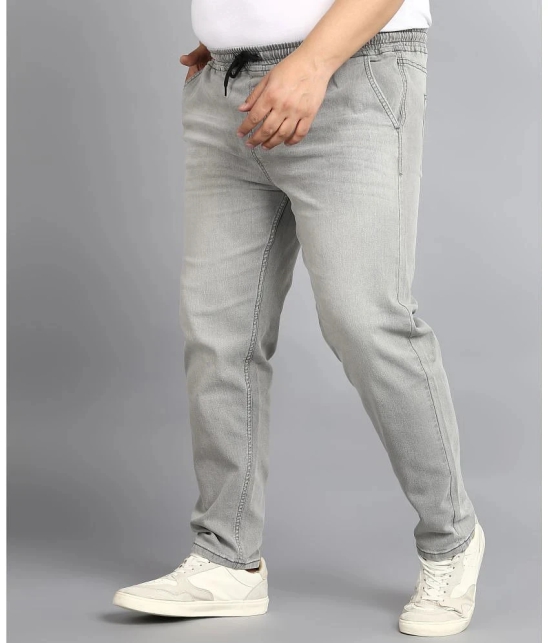 Urbano Plus Regular Fit Washed Mens Jeans - Grey ( Pack of 1 ) - None