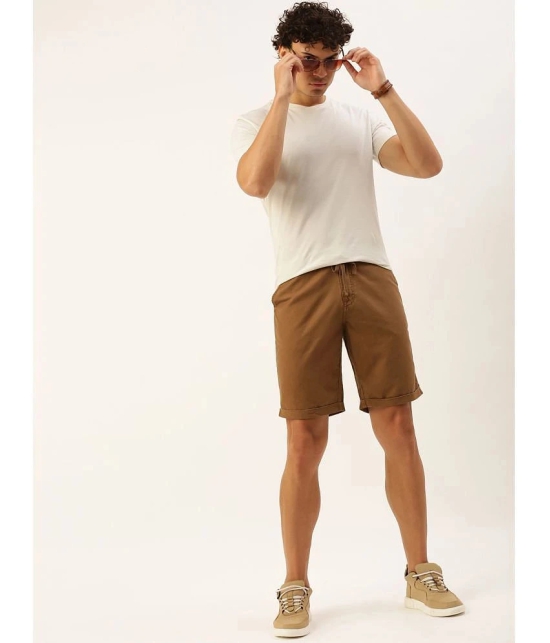 Bene Kleed Brown Cotton Blend Mens Chino Shorts ( Pack of 1 ) - None