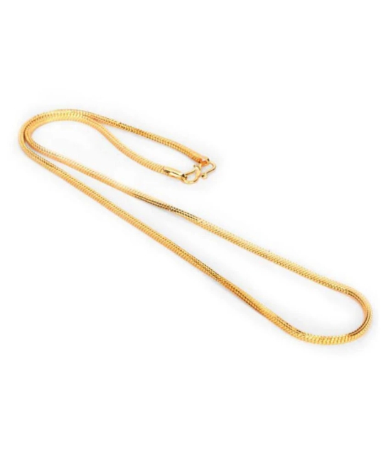 AanyaCentric - Gold Plated Chains Combo ( Pack of 6 ) - Golden