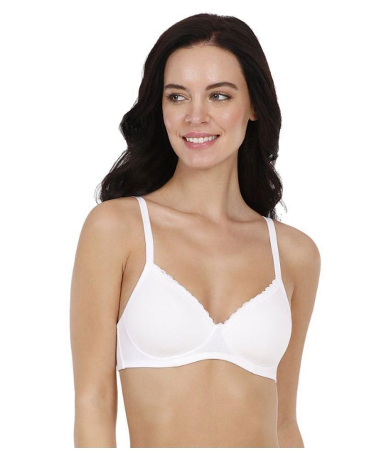 Amante Cotton T-Shirt Bra - White Single - 36D