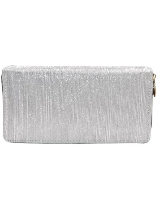 NAMRA PURSE Light Grey Pure Leather Handheld Bag - Light Grey