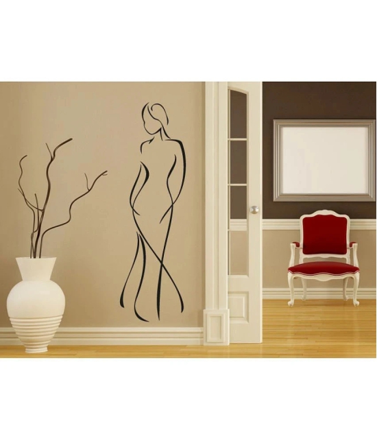 Decor Villa Full Girl Art Vinyl Wall Stickers