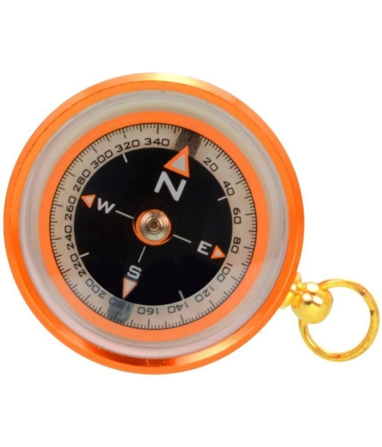 2 Piece Military Hiking Camping Lens Magnetic Compass