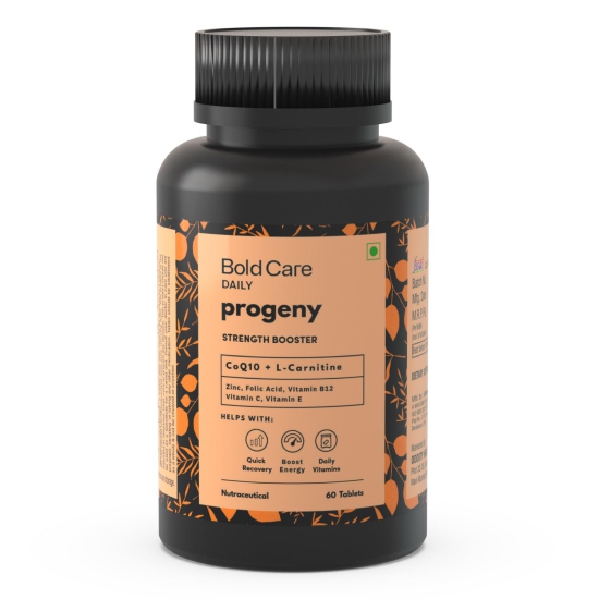 Bold Care Progeny - Boost Sperm Health - For Improving Sperm Health - Better Quality, Quantity, and Motility - 60 Tablets