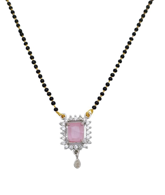 gilher - Pink Mangalsutra ( Pack of 1 ) - Pink