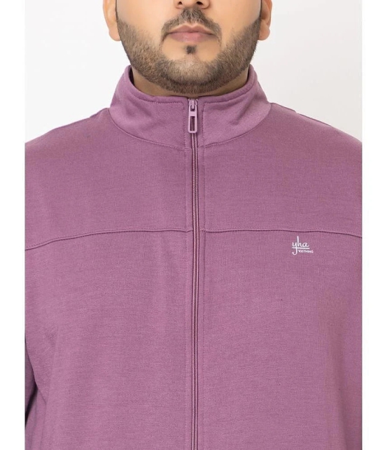 YHA Fleece Mens Windcheater Jacket - Mauve ( Pack of 1 ) - None