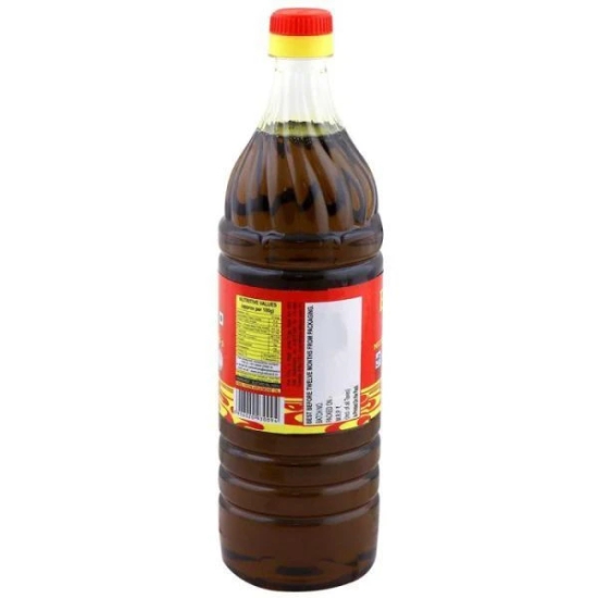 Dhara Kachi Ghani Mustard Oil | 1 L - 1 L