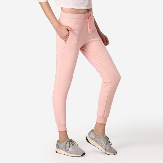 Women Plain Jogger-pants For Women - Pink Pink L