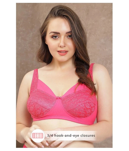 Clovia Cotton Everyday Bra - Pink - 32E