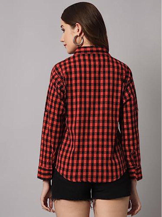 FUNDAY FASHION Women Regular Fit Checkered Spread Collar Casual Shirt (Pack of 2)