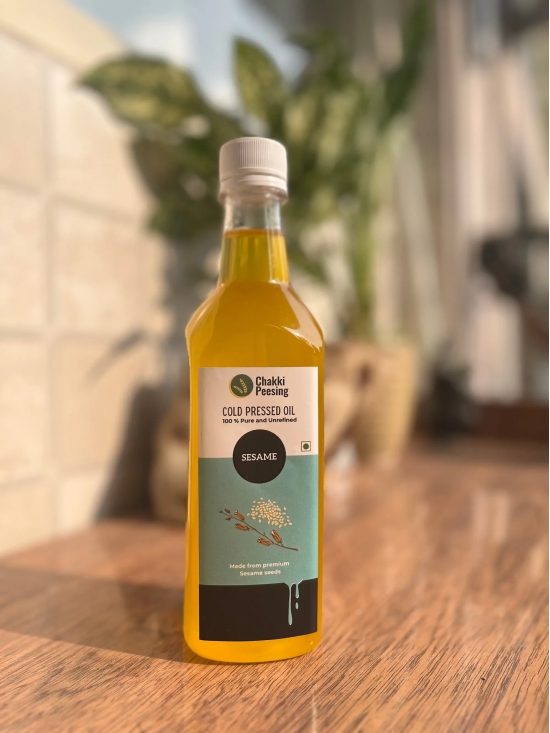 Pure White Sesame Cold Press Oil-1L