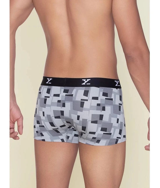 XYXX - Light Grey Modal Mens Trunks ( Pack of 1 ) - None