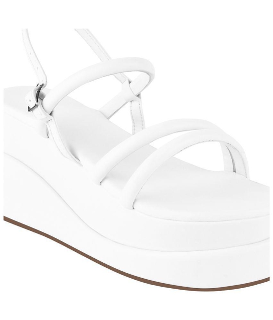 Shoetopia White Women''s Sandal Heels - None