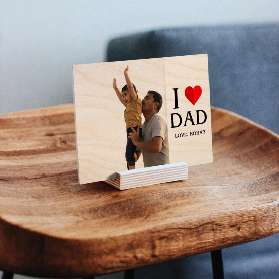 Personalised | I Love Dad-14x11 Inch